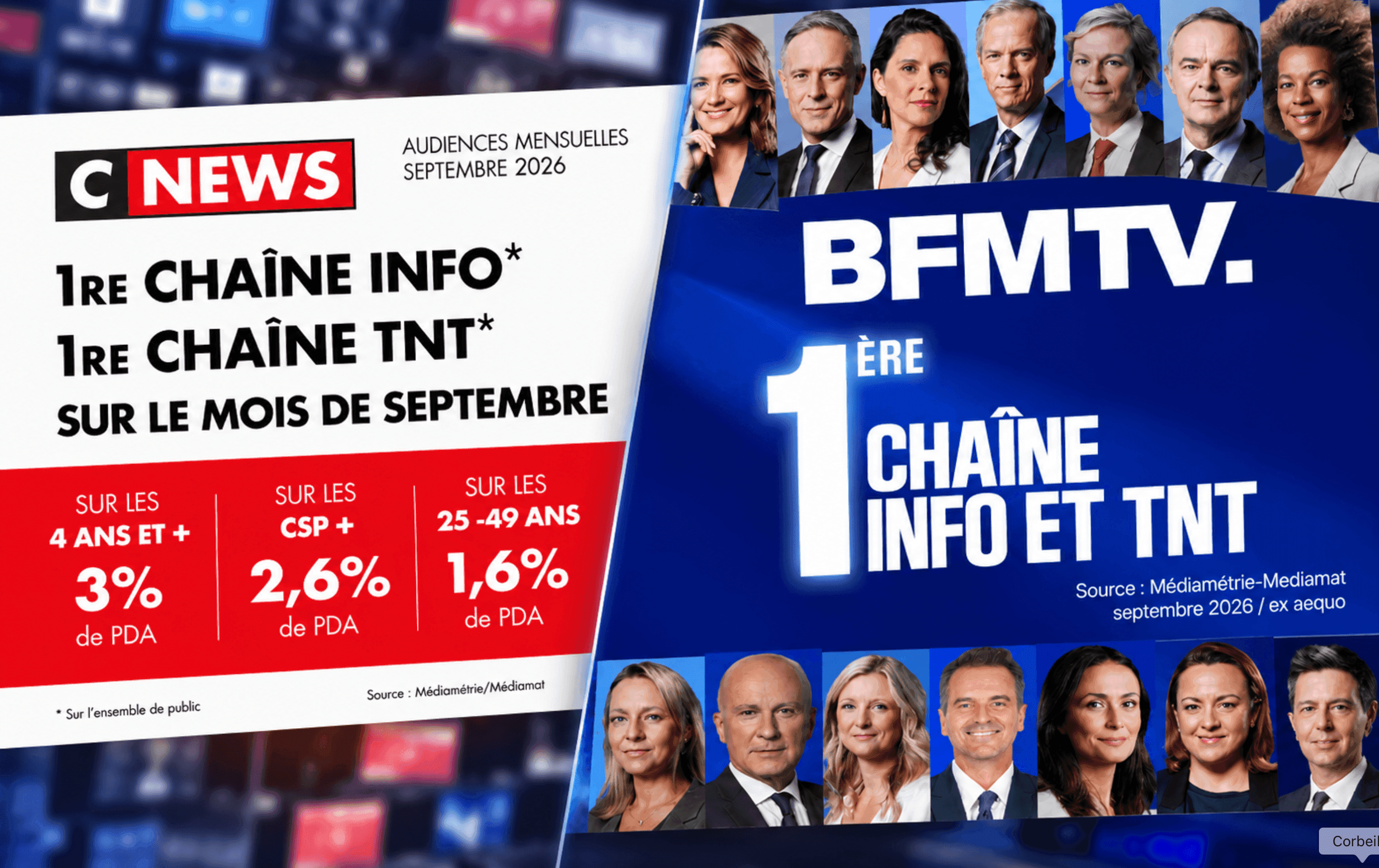 CNews et BFMTV