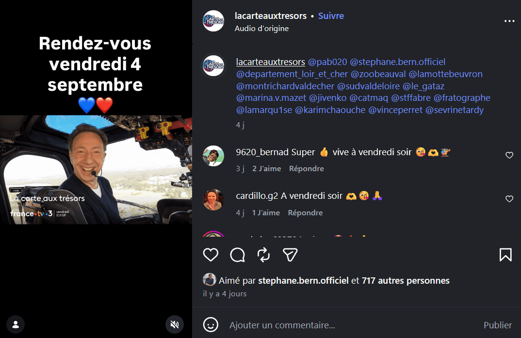 "La Carte aux Trésors" de retour sur France 3 avec Stéphane Bern : "de toutes les émissions, c’est la plus épuisante"