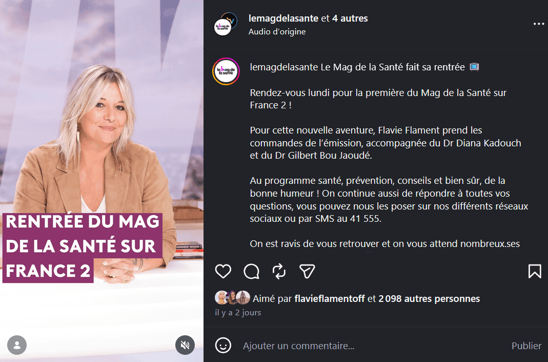 "Le Mag de la santé" : Agathe Lecaron préssentie, Jimmy Mohamed a mis son veto