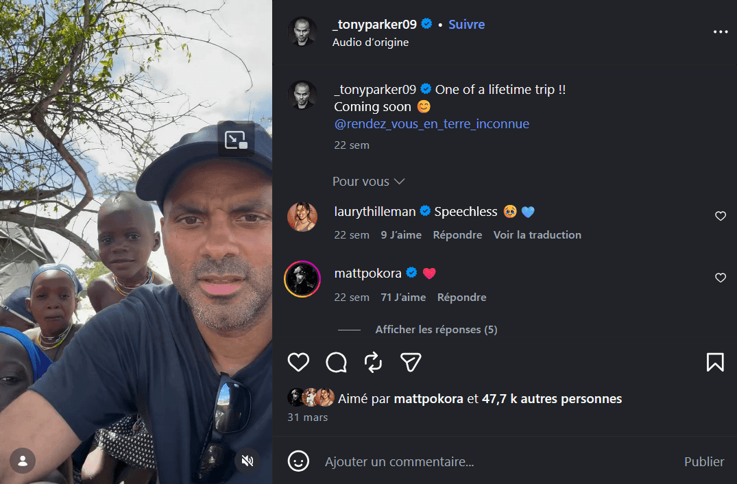 Rendez-vous en terre inconnue : le voyage de Laury Thilleman et Tony Parker en Angola à découvrir le 29 septembre sur France 2