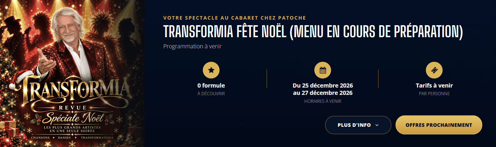 Patrick Sébastien : huit ans après son éviction de France Télévisions, l'animateur ouvrira son cabaret, "Chez Patoche", le 19 novembre en Corrèze