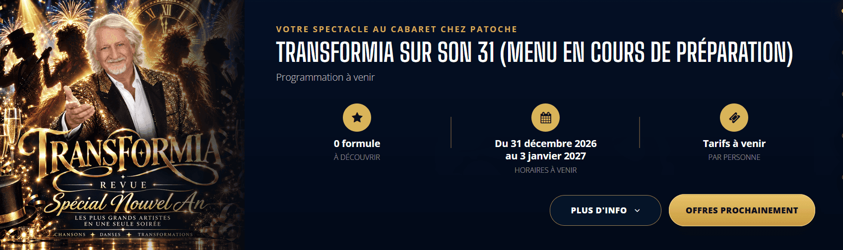 Patrick Sébastien : huit ans après son éviction de France Télévisions, l'animateur ouvrira son cabaret, "Chez Patoche", le 19 novembre en Corrèze