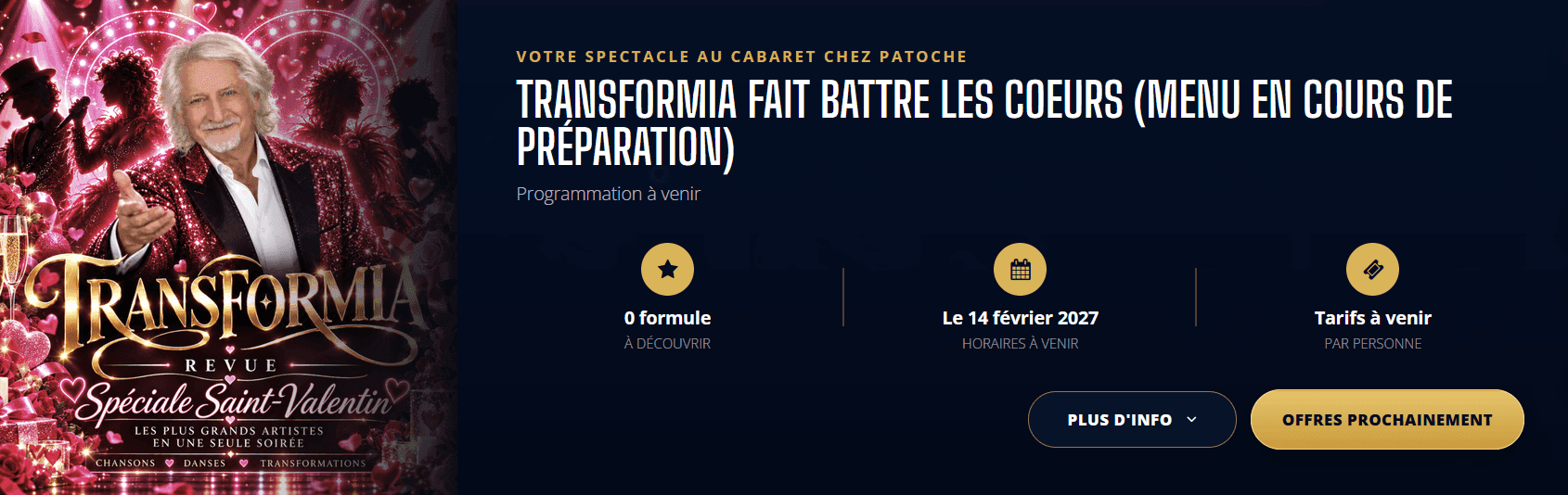 Patrick Sébastien : huit ans après son éviction de France Télévisions, l'animateur ouvrira son cabaret, "Chez Patoche", le 19 novembre en Corrèze