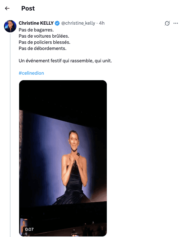"Pas de débordements" : Christine Kelly accusée de récupération politique, Estelle Denis s’en mêle
