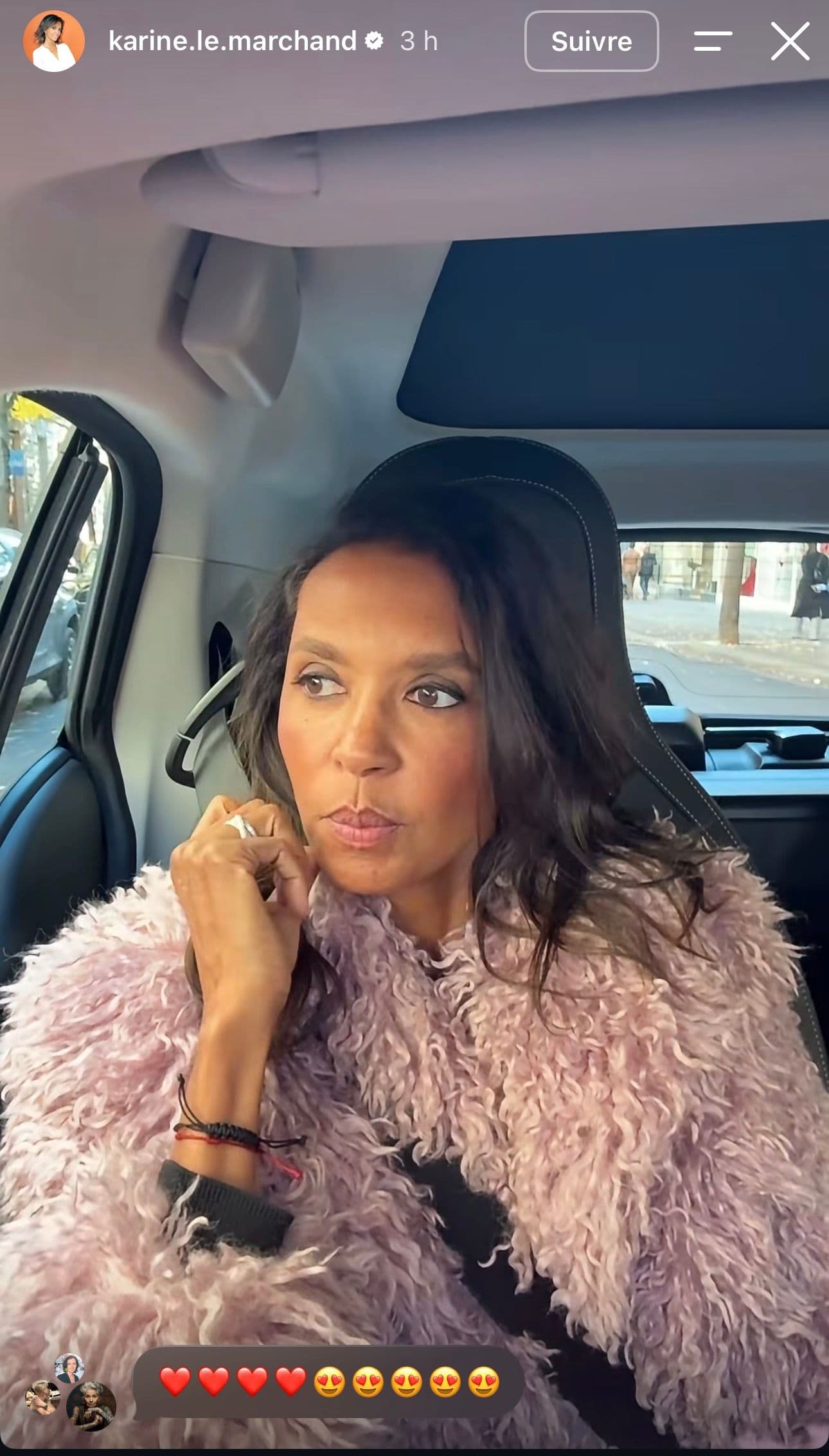 Karine Le Marchand prend la parole dans une story publiée sur Instagram ce vendredi 31 octobre