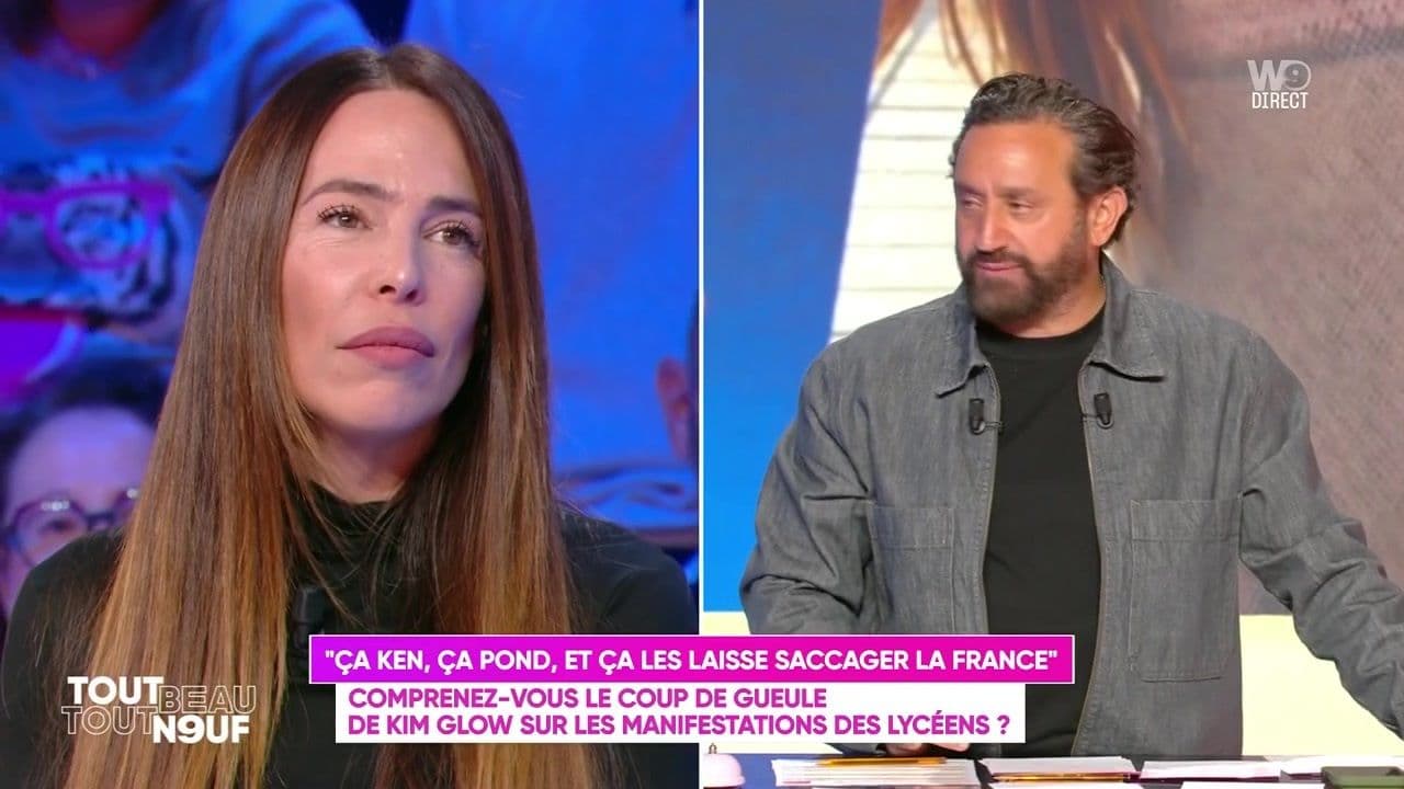 Kim Glow et Cyril Hanouna