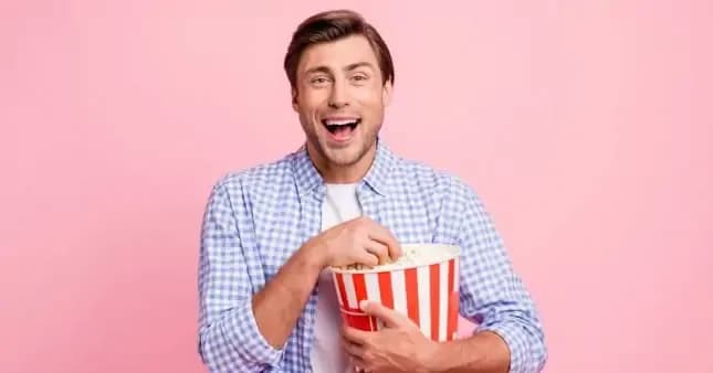 Quant à moi, j'ai mon popcorn
