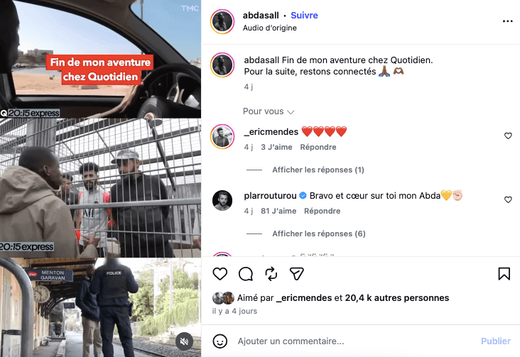 Abda Sall : après son départ de "Quotidien", le journaliste annonce rejoindre la rédaction de TF1