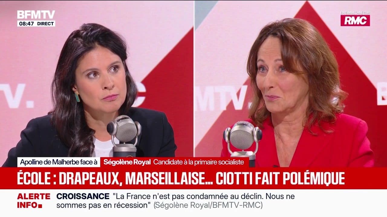 Apolline de Malherbe et Ségolène Royal