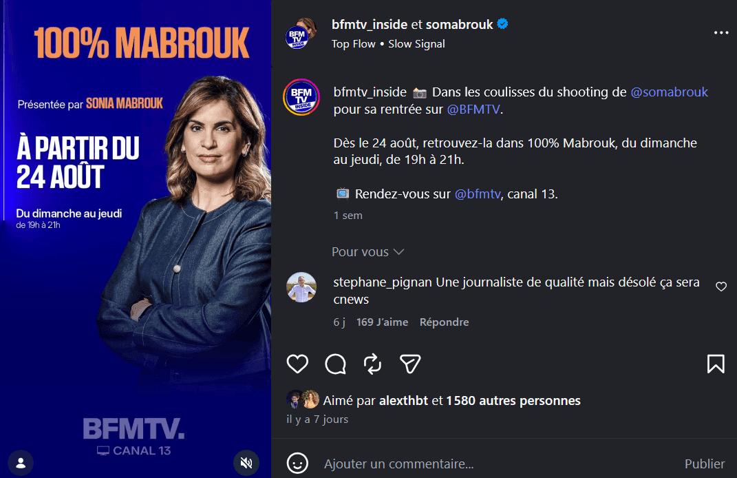 Sonia Mabrouk sur BFMTV : 72h après son arrivée, ça grogne déjà en interne