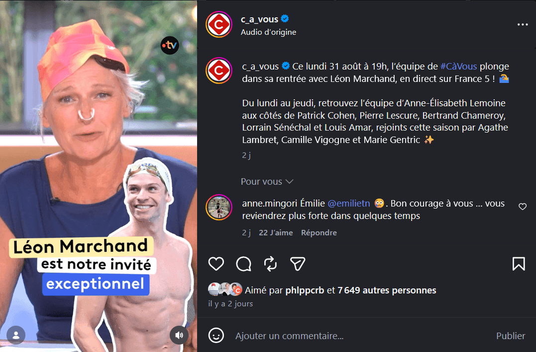 "Sa place est convoitée" : Anne-Elisabeth Lemoine vit-elle sa dernière saison à "C à vous" ?