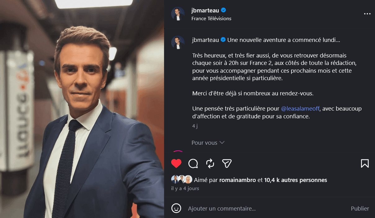Léa Salamé reviendra-t-elle au 20H de France 2 ? "Peu probable" selon une source chez France Télévisions