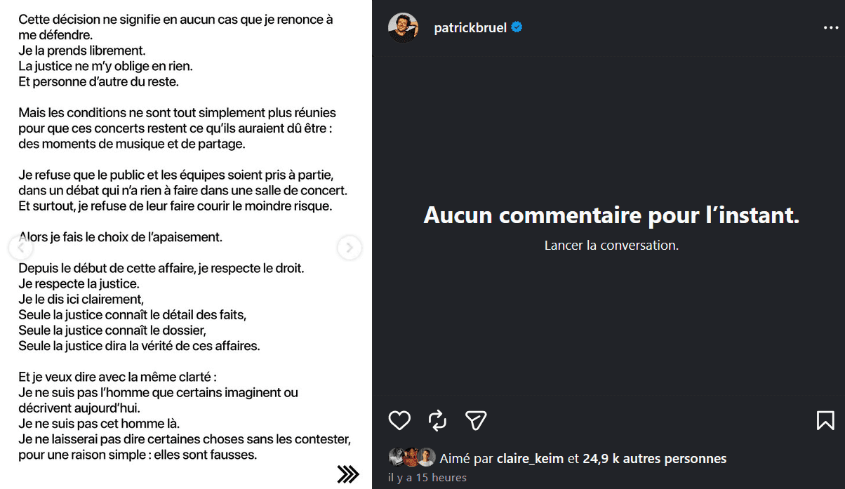 Affaire Patrick Bruel : l'artiste Helena Noguerra dénonce des faits subis dans les années 2000