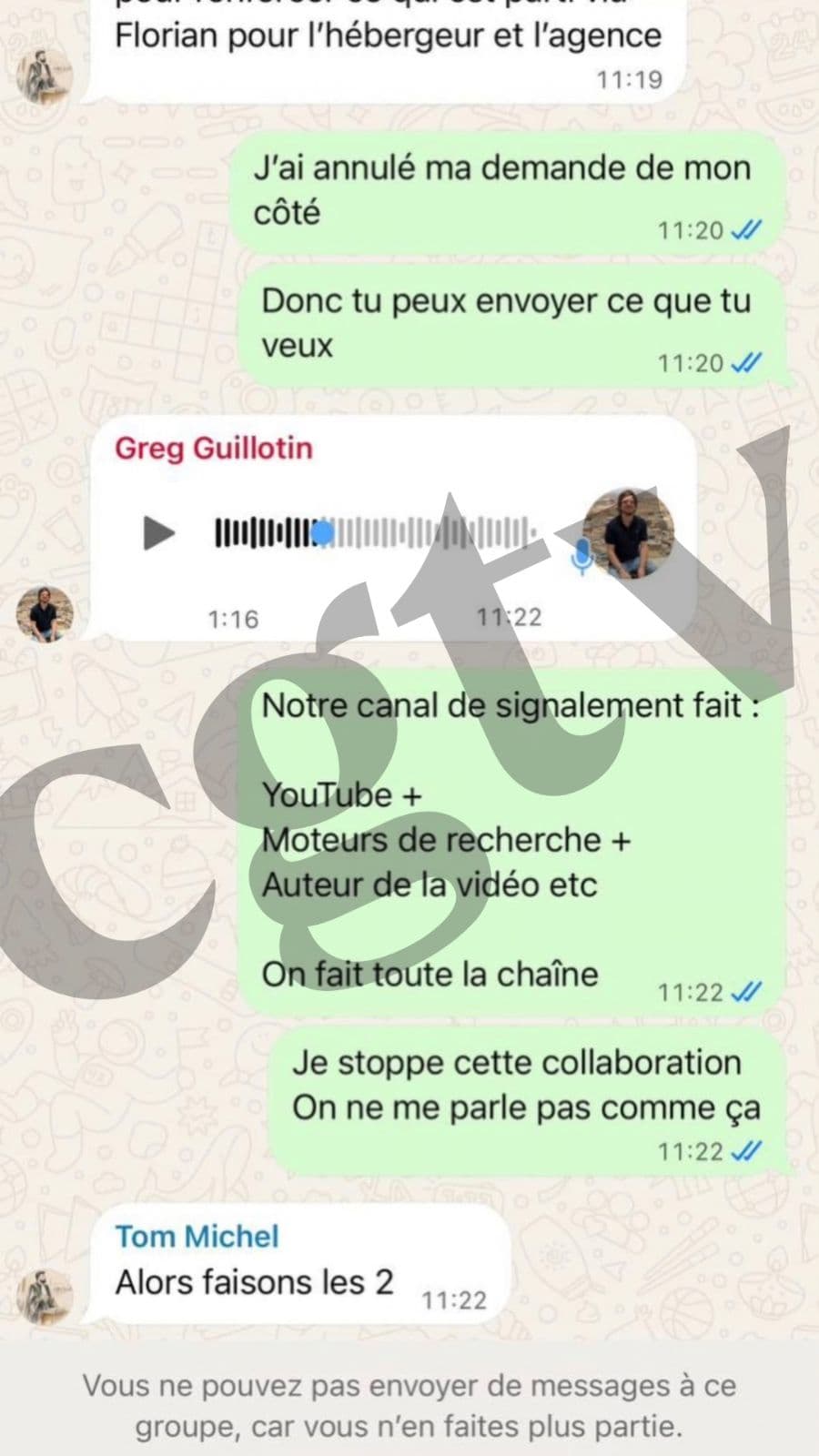 Florian Silnicki met un terme à sa collaboration avec Greg Guillotin après un audio virulent
