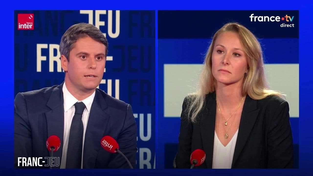 Gabriel Attal et Marion Maréchal