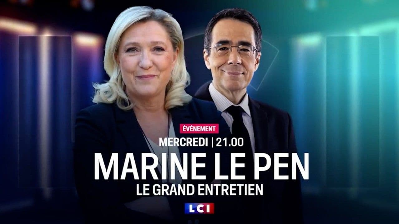 "Le grand entretien" avec Darius Rochebin et Marine Le Pen