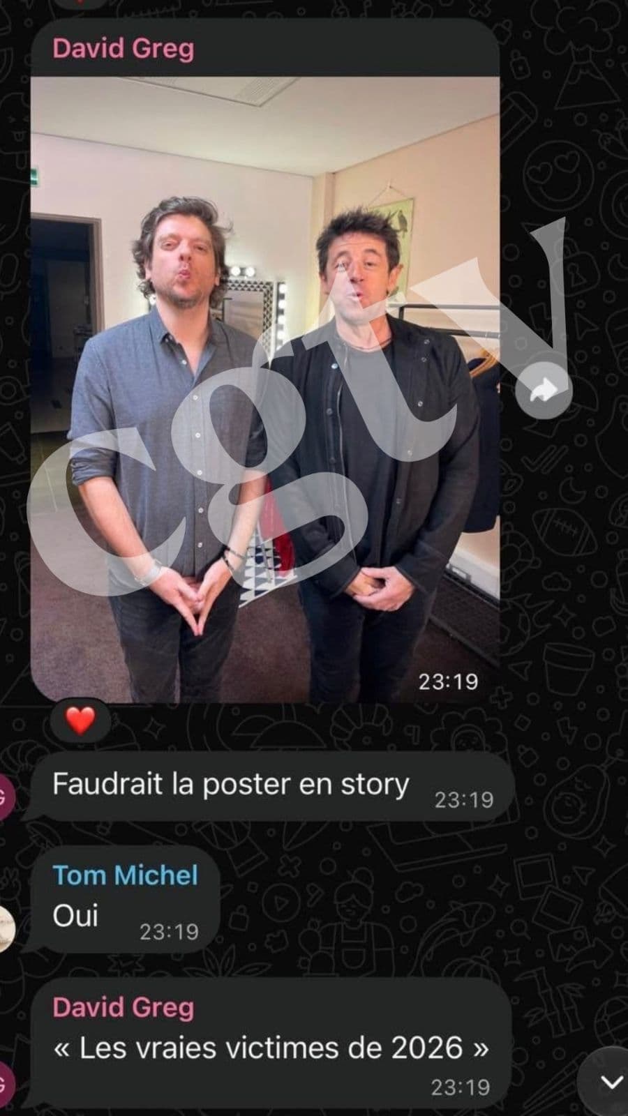 Patrick Bruel et Greg Guillotin seraient "les vraies victimes de 2026"