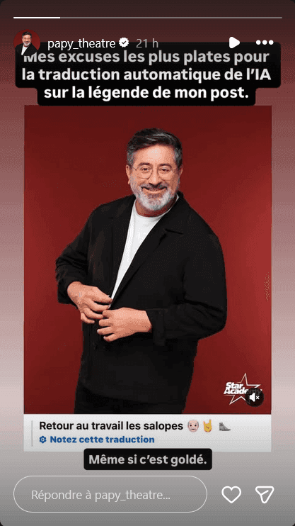 "Retour au travail les salopes" : Papy officialise son retour à la "Star Academy", mais ça ne se passe pas comme prévu
