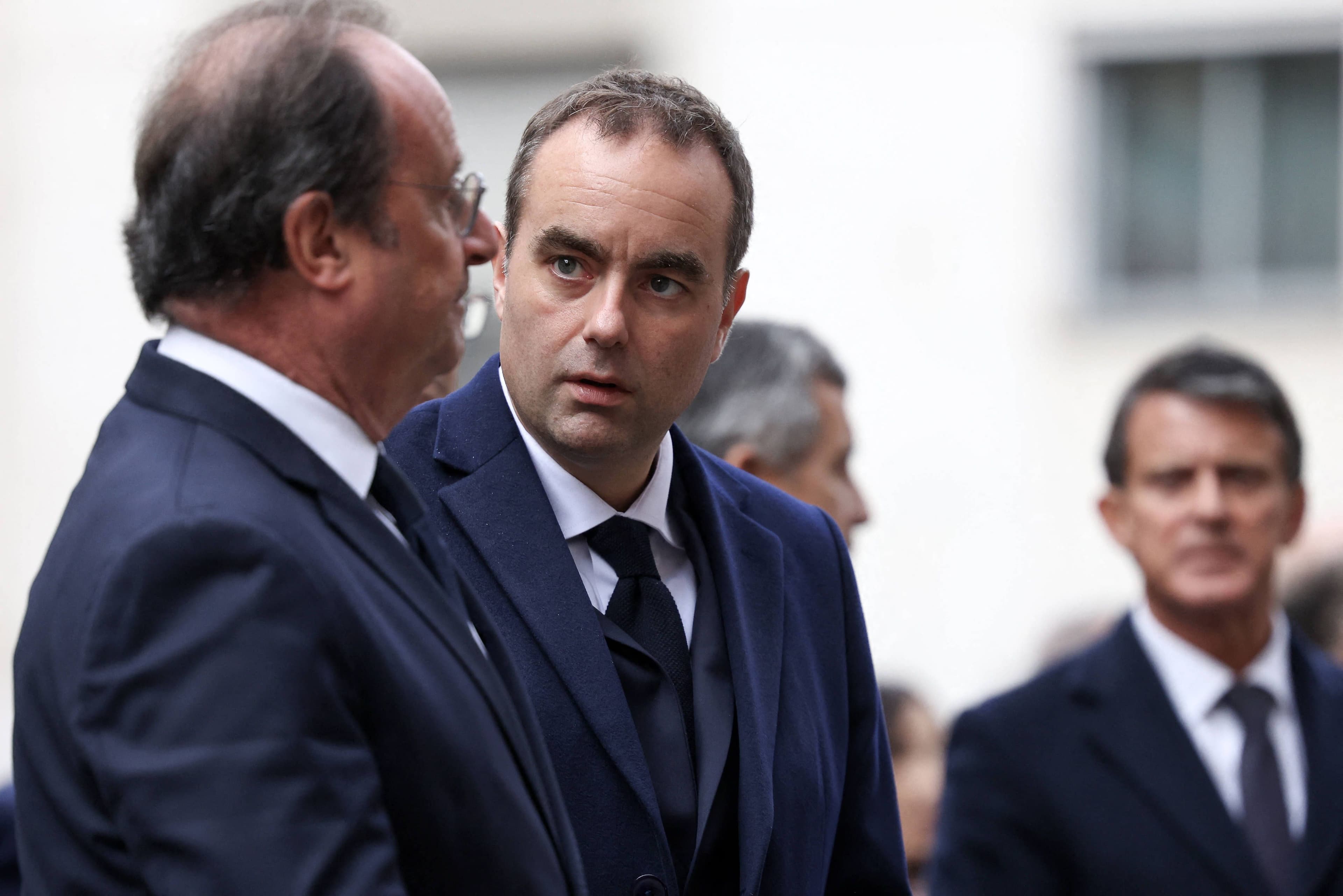 Sébastien Lecornu et François Hollande