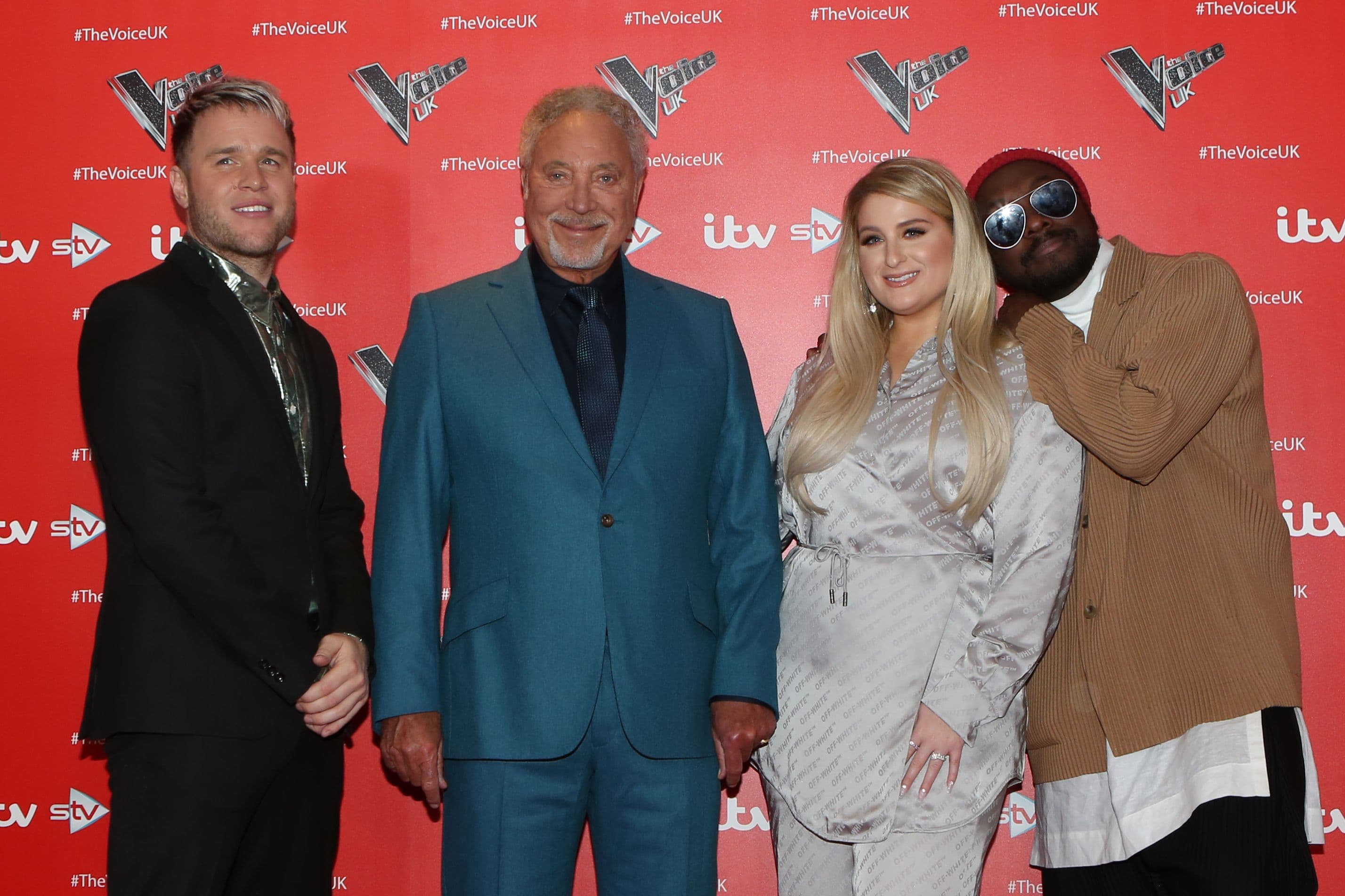 Sir Tom Jones, Olly Murs, Emma Willis et Will.I.Am