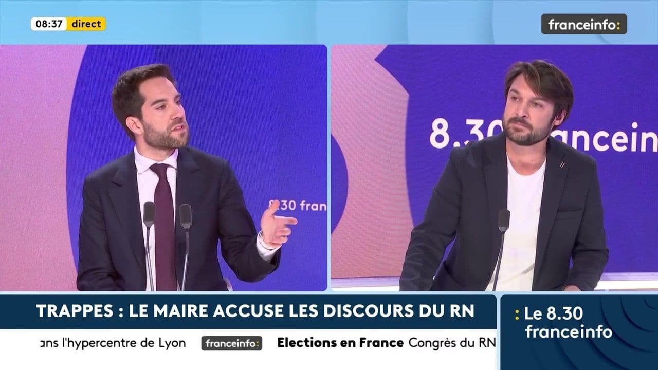 Thomas Ménagé face à Simon Le Baron
