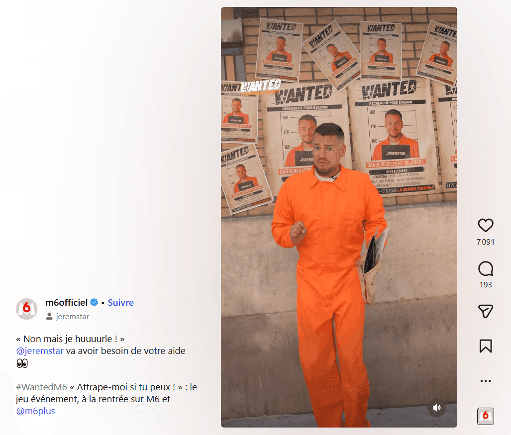 "Wanted" : Jeremstar rejoint Michou et Studio Danielle dans la nouvelle émission évènement de M6