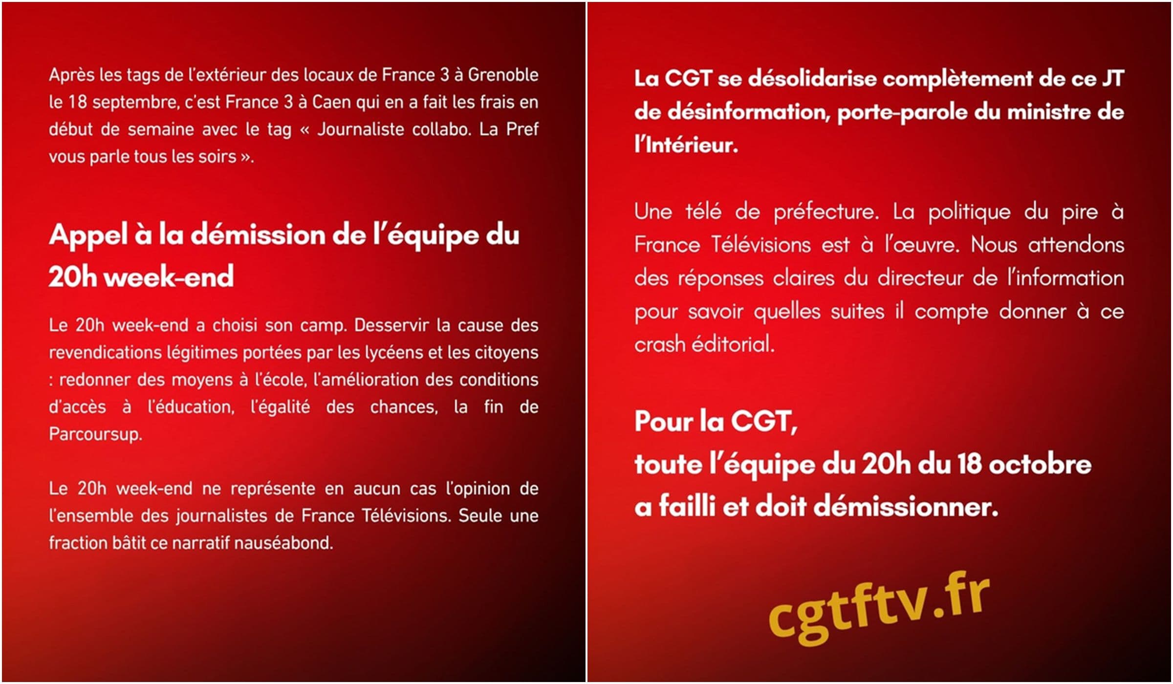 "Toute l'équipe a failli et doit démissionner" : la CGT de France Télévisions réclame le départ de Laurent Delahousse et de ses collaborateurs du 20 Heures